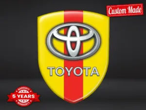 Toyota Cúpula Pegatina Edición Premium Insignias Personalizadas